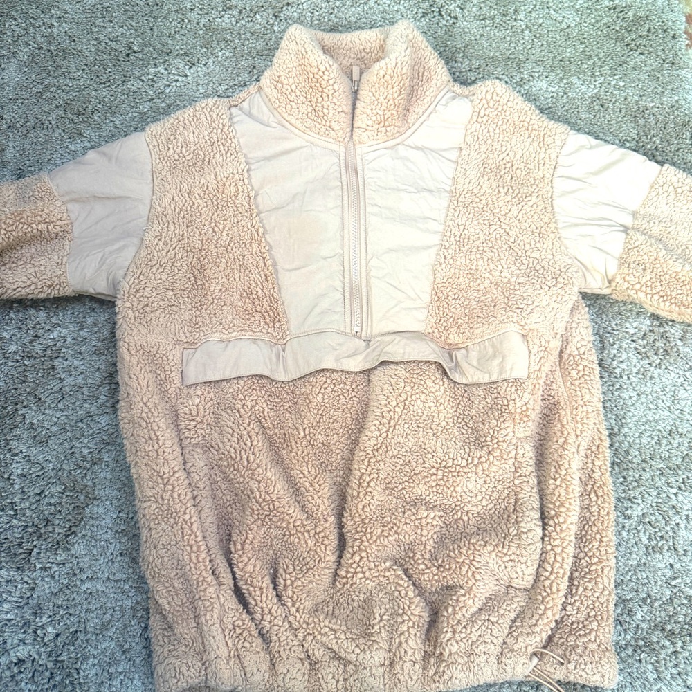 PINK Cozy Sherpa Fleece Pullover
